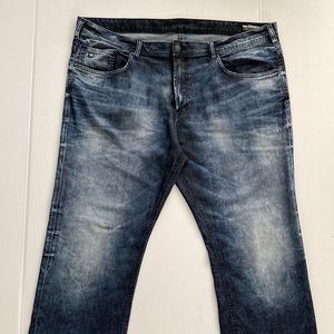 David Bitton Buffalo driven X Straight Stretch Men Blujean actual size 44x28.25